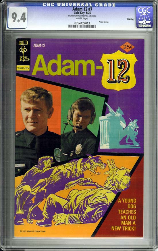 Adam 12 #7 CGC 9.4 w File Copy