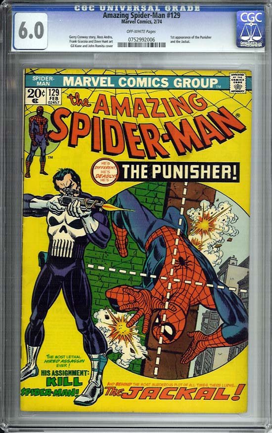 Amazing Spider-Man #129 CGC 6.0 ow