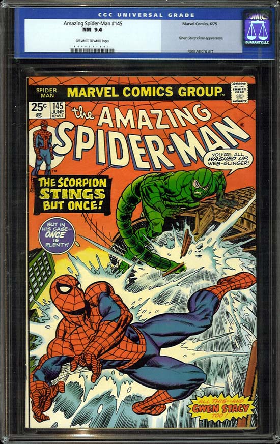 Amazing Spider-Man #145 CGC 9.4 ow/w