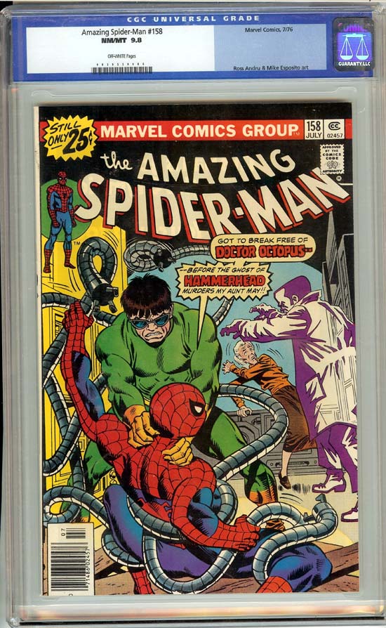 Amazing Spider-Man #158 CGC 9.8 ow