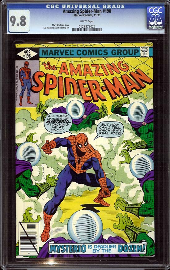 Amazing Spider-Man #198 CGC 9.8 w