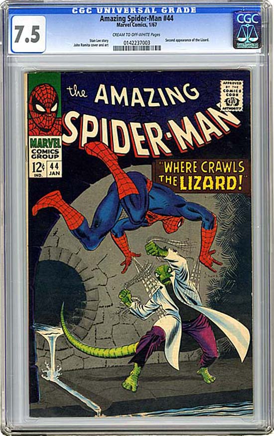 Amazing Spider-Man #44 CGC 7.5 cr/ow