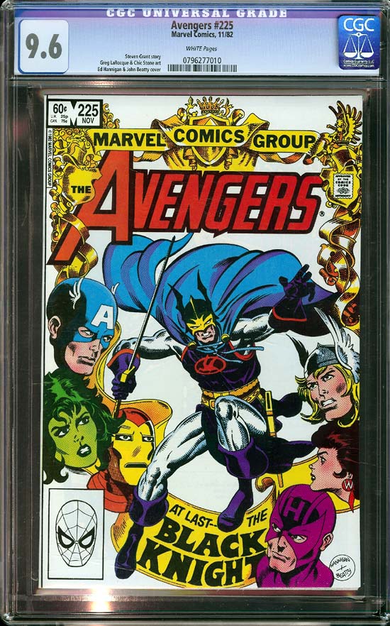 Avengers #225 CGC 9.6 w