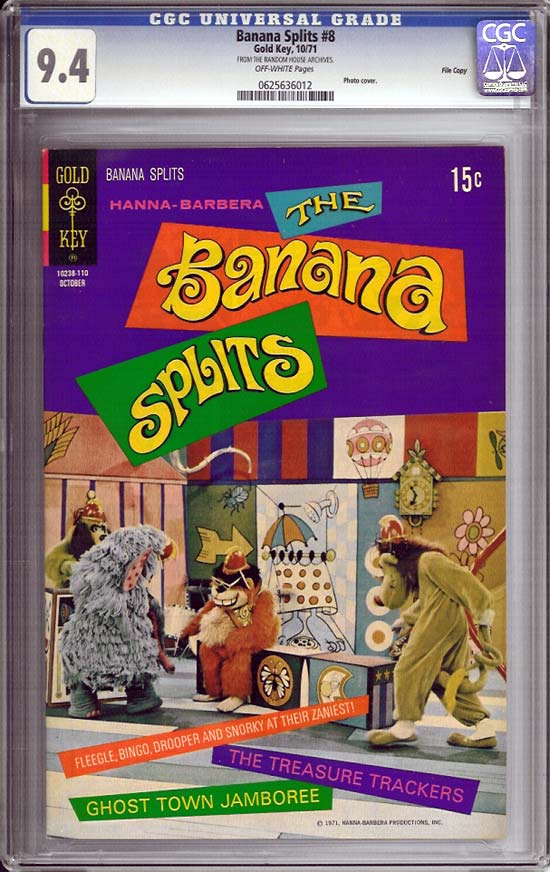 Banana Splits #8 CGC 9.4ow File Copy