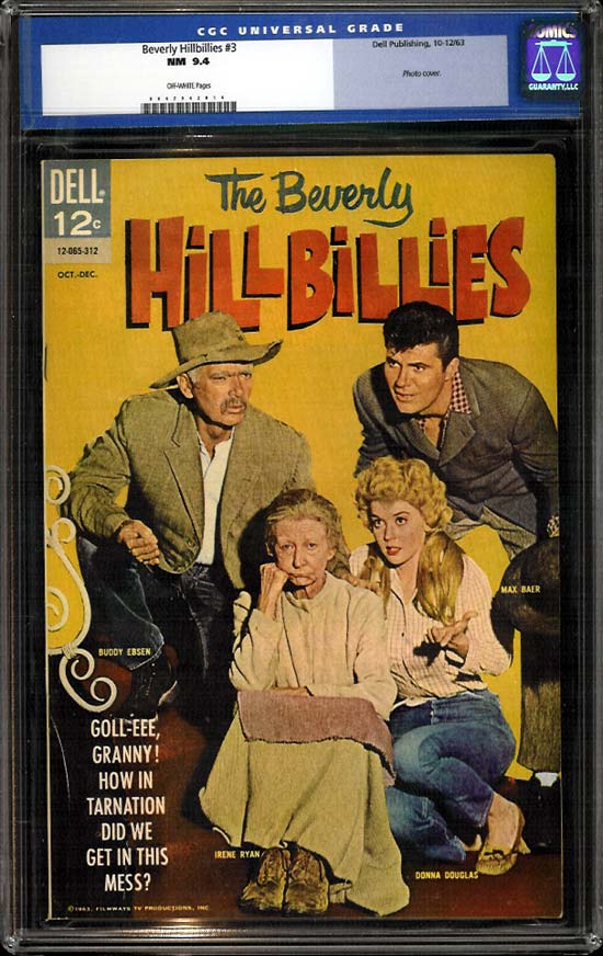 Beverly Hillbillies #3 CGC 9.4 ow