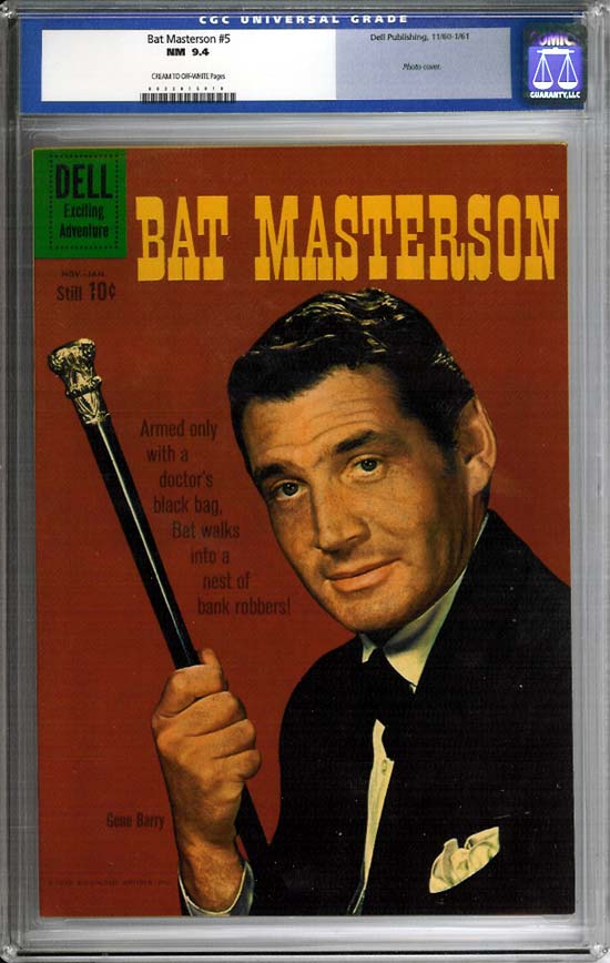 Bat Masterson #5 CGC 9.4 cr/ow