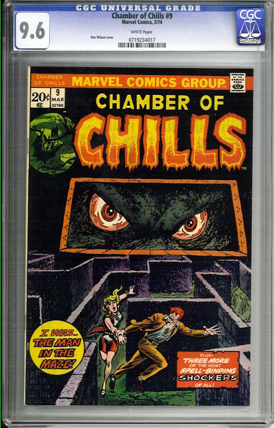 Chamber of Chills #9 CGC 9.6 w // Inventory // Pedigree Comics