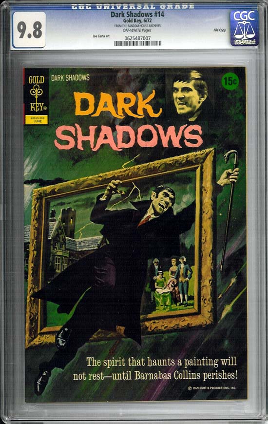 Dark Shadows #14 CGC 9.8 ow File Copy