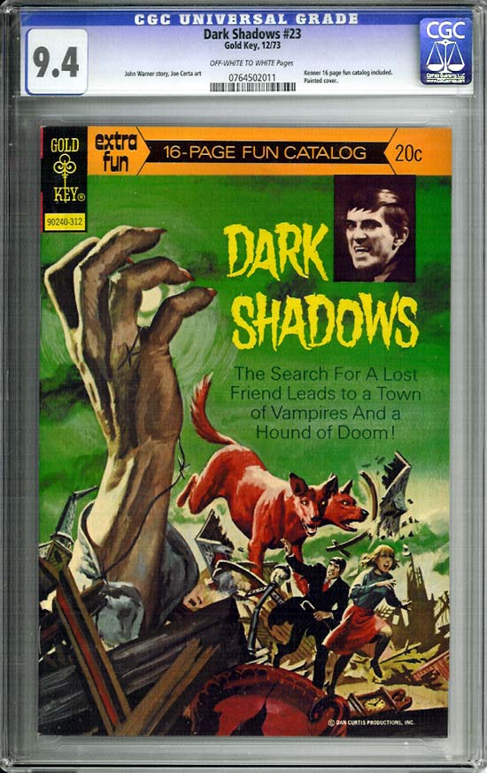 Dark Shadows #23 CGC 9.4 ow/w