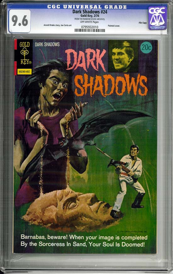 Dark Shadows #24 CGC 9.6 ow File Copy