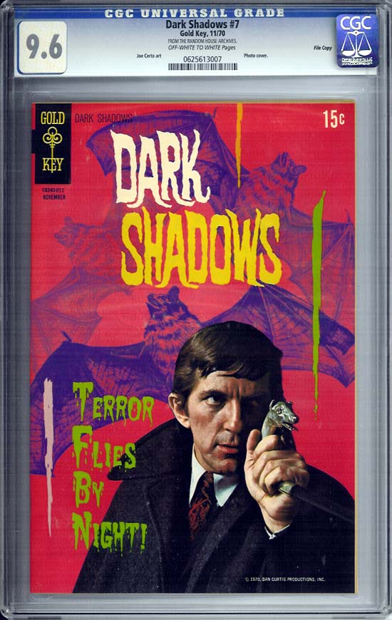 Dark Shadows #7 CGC 9.6 ow/w File Copy