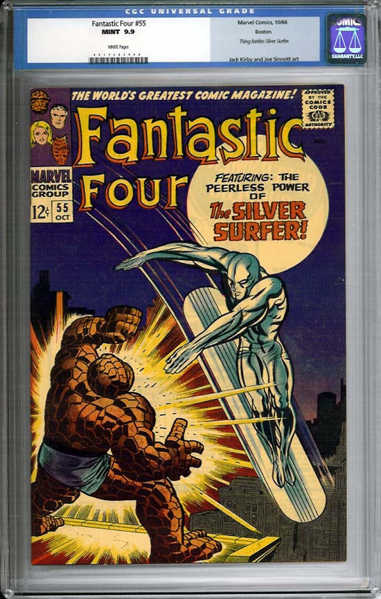Fantastic Four #55 CGC 9.9 w Boston