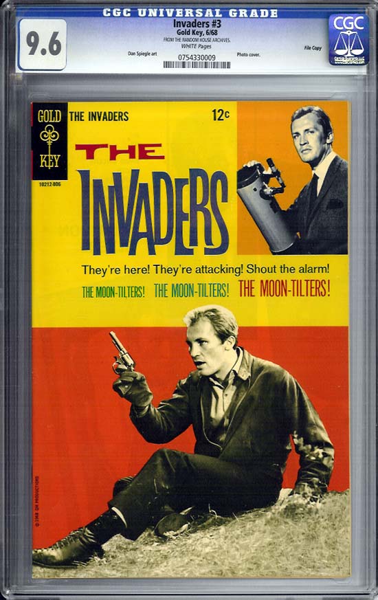 Invaders #3 CGC 9.6w File Copy