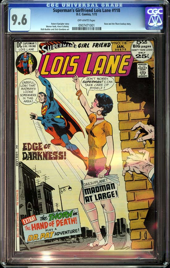 Superman's Girlfriend Lois Lane #118 CGC 9.6 ow