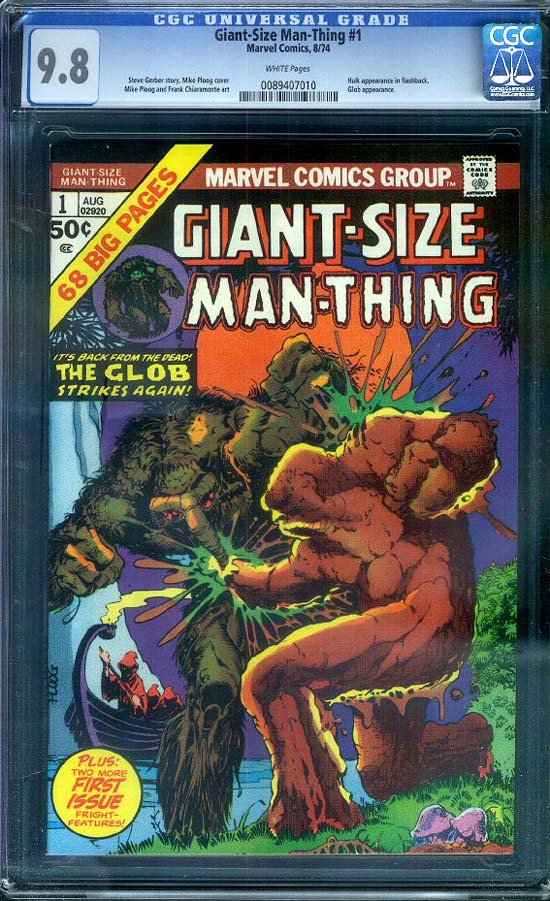 Giant-Size Man-Thing #1 CGC 9.8w