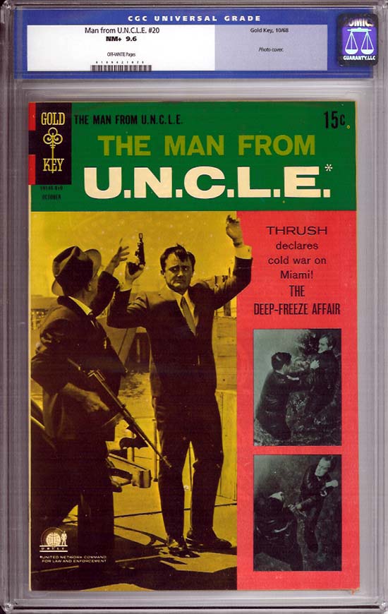 Man from U.N.C.L.E. #20 CGC 9.6ow