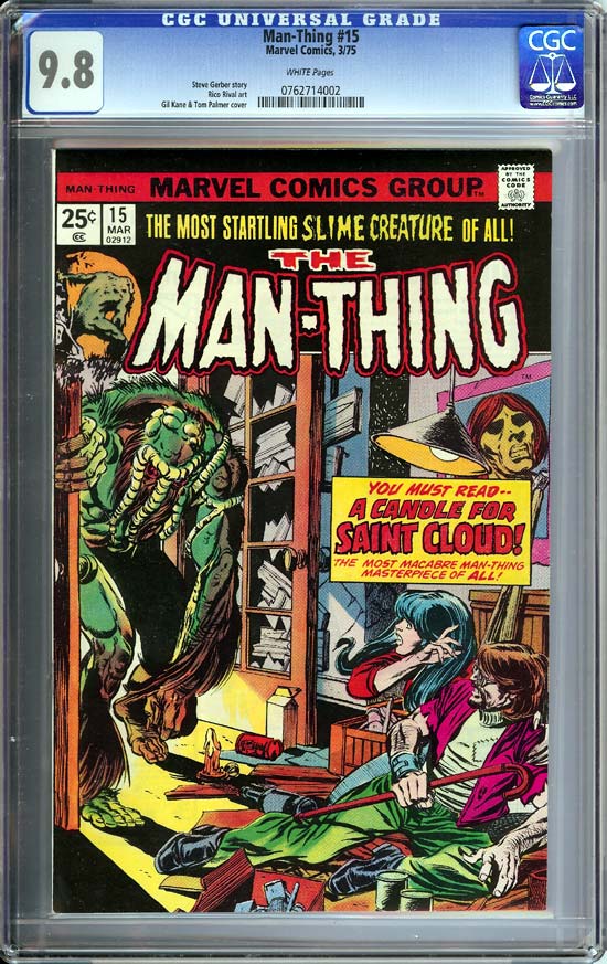 Man-Thing #15 CGC 9.8 w