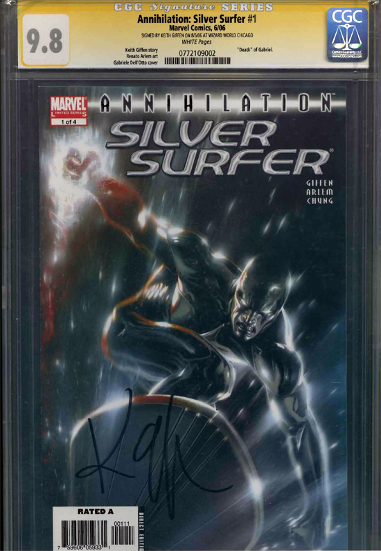 Annihilation: Silver Surfer #1 CGC 9.8 w