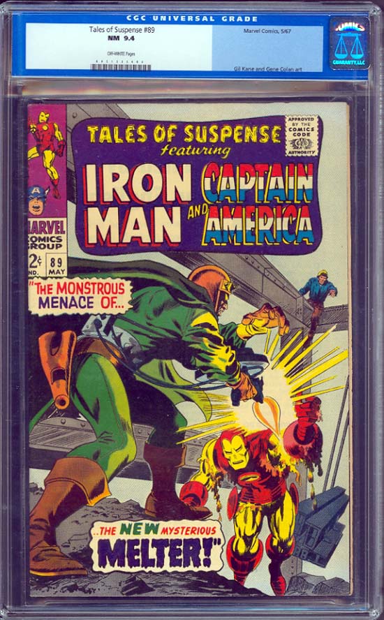 Tales of Suspense #89 CGC 9.4ow