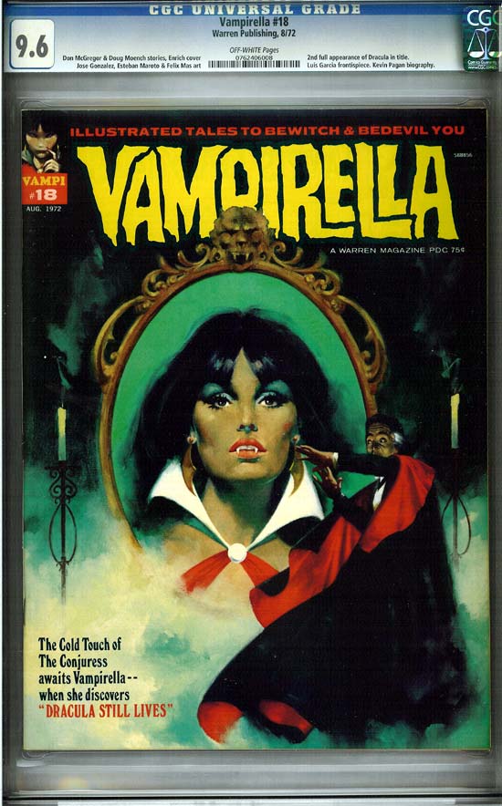 Vampirella #18 CGC 9.6ow