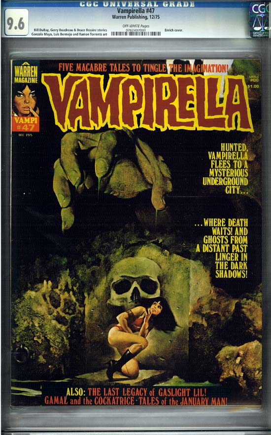 Vampirella #47 CGC 9.6ow