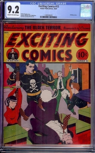 Auction Highlight: Exciting Comics #13 9.2 Cream to Off-White