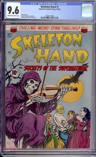 Auction Highlight: Skeleton Hand #1 9.6 Cream to Off-White