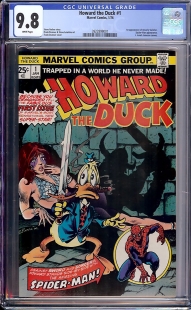 Auction Highlight: Howard the Duck #1 9.8 White