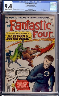 Auction Highlight: Fantastic Four #10 9.4 Off-White to White