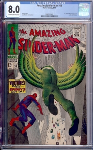 Auction Highlight: Amazing Spider-Man #48 8.0 Off-White to White