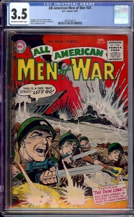 Auction Highlight: All-American Men of War #24 3.5 Off-White to White