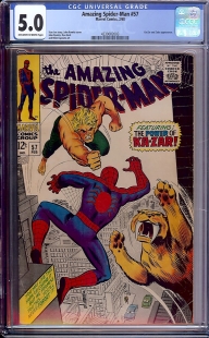 Auction Highlight: Amazing Spider-Man #57 5.0 Off-White to White
