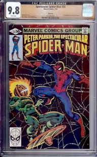 Auction Highlight: Spectacular Spider-Man #56 9.8 White