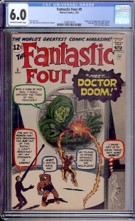 Auction Highlight: Fantastic Four #5 6.0 Off-White to White