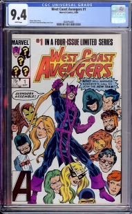Auction Highlight: West Coast Avengers #1 9.4 White