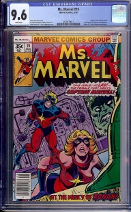 Auction Highlight: Ms. Marvel #19 9.6 White