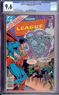 Auction Highlight: Justice League of America #156 9.6 Off-White to White