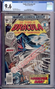 Auction Highlight: Tomb of Dracula #57 9.6 Off-White to White