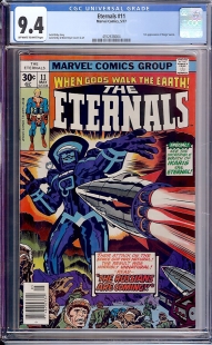 Auction Highlight: Eternals #11 9.4 Off-White to White