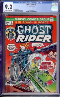 Auction Highlight: Ghost Rider #4 9.2 Off-White to White