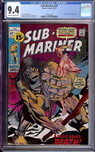 Auction Highlight: Sub-Mariner #42 9.4 Off-White to White