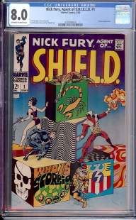 Auction Highlight: Nick Fury, Agent of SHIELD #1 8.0 Off-White to White