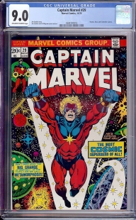 Auction Highlight: Captain Marvel #29 9.0 Off-White to White