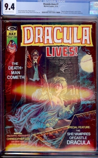 Auction Highlight: Dracula Lives #7 9.4 Off-White to White