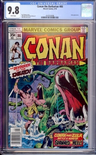 Auction Highlight: Conan The Barbarian #86 9.8 White