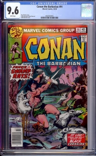 Auction Highlight: Conan The Barbarian #91 9.6 White