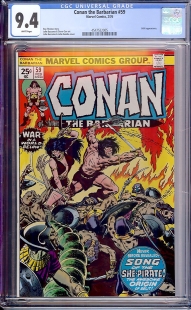 Auction Highlight: Conan The Barbarian #59 9.4 White