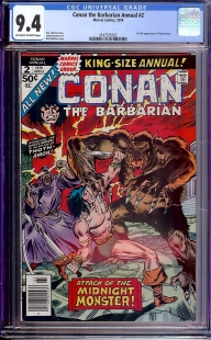 Auction Highlight: Conan the Barbarian Annual #2 9.4 Off-White to White