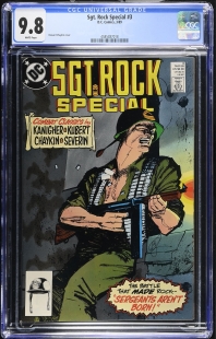 Auction Highlight: Sgt. Rock Special #3 9.8 White