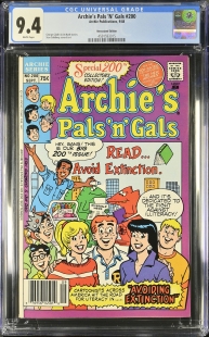 Auction Highlight: Archie's Pals 'N' Gals #200 9.4 White